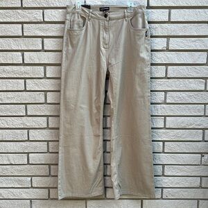 Silver Jeans “Ashley” High Waist Wide Leg Khakis Sz 10